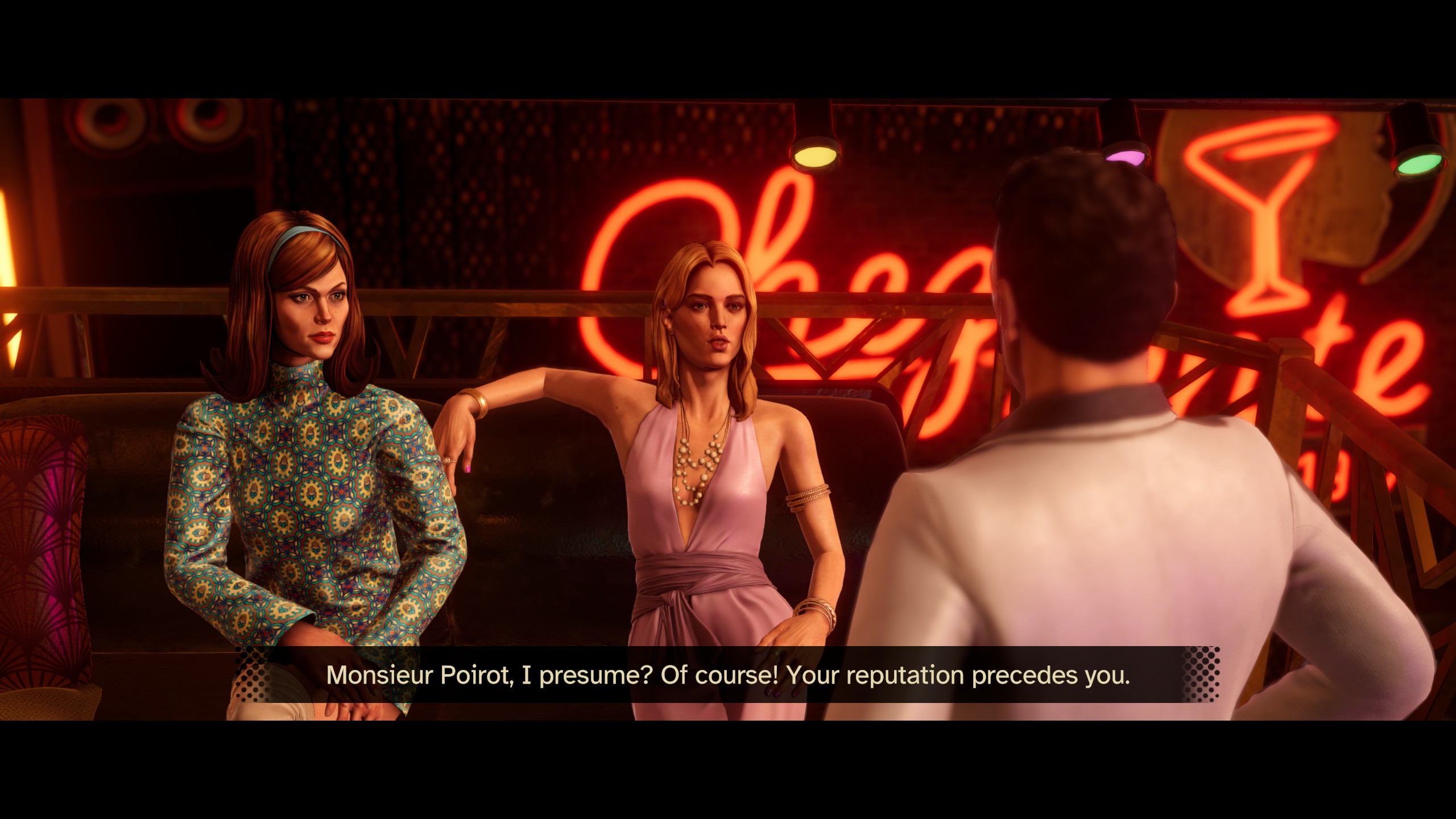 Poirot questions witnesses in the Agatha Christie: Death on the Nile game