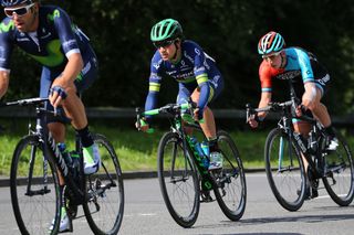 Amets Txurruka racing the Tour of Britain in 2016