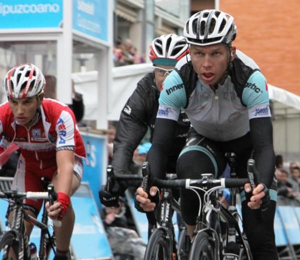 Tony Martin (Omega Pharma-Quickstep) finishes
