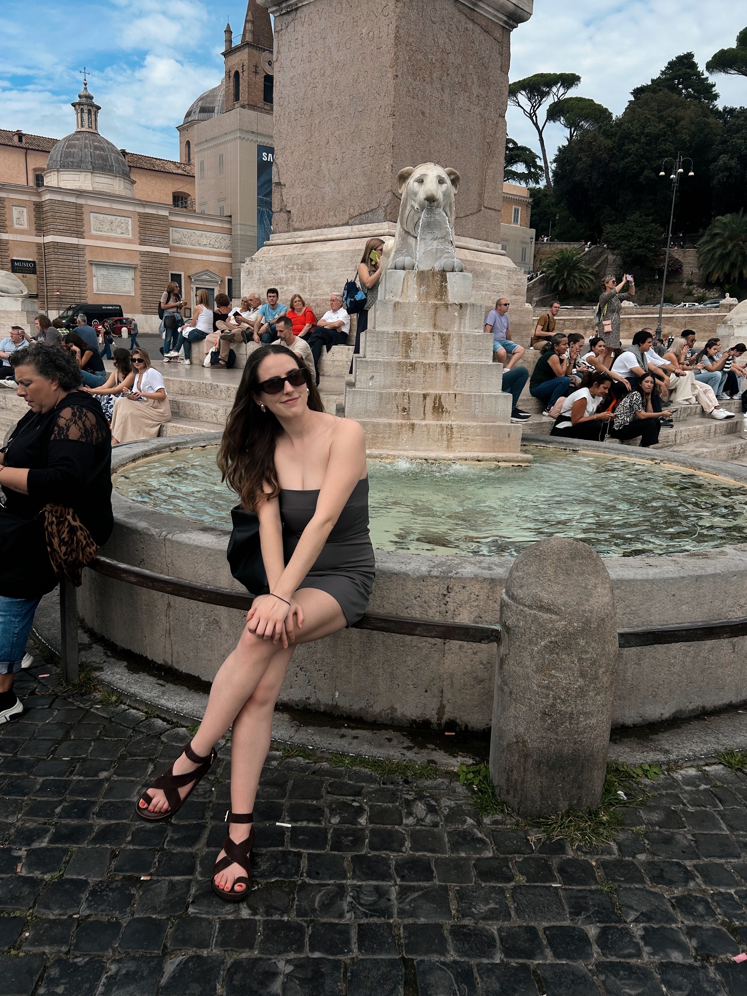 An image of Who What Wear UK SEO Writer Ava Gilchrist wearing A.Emery sandals.