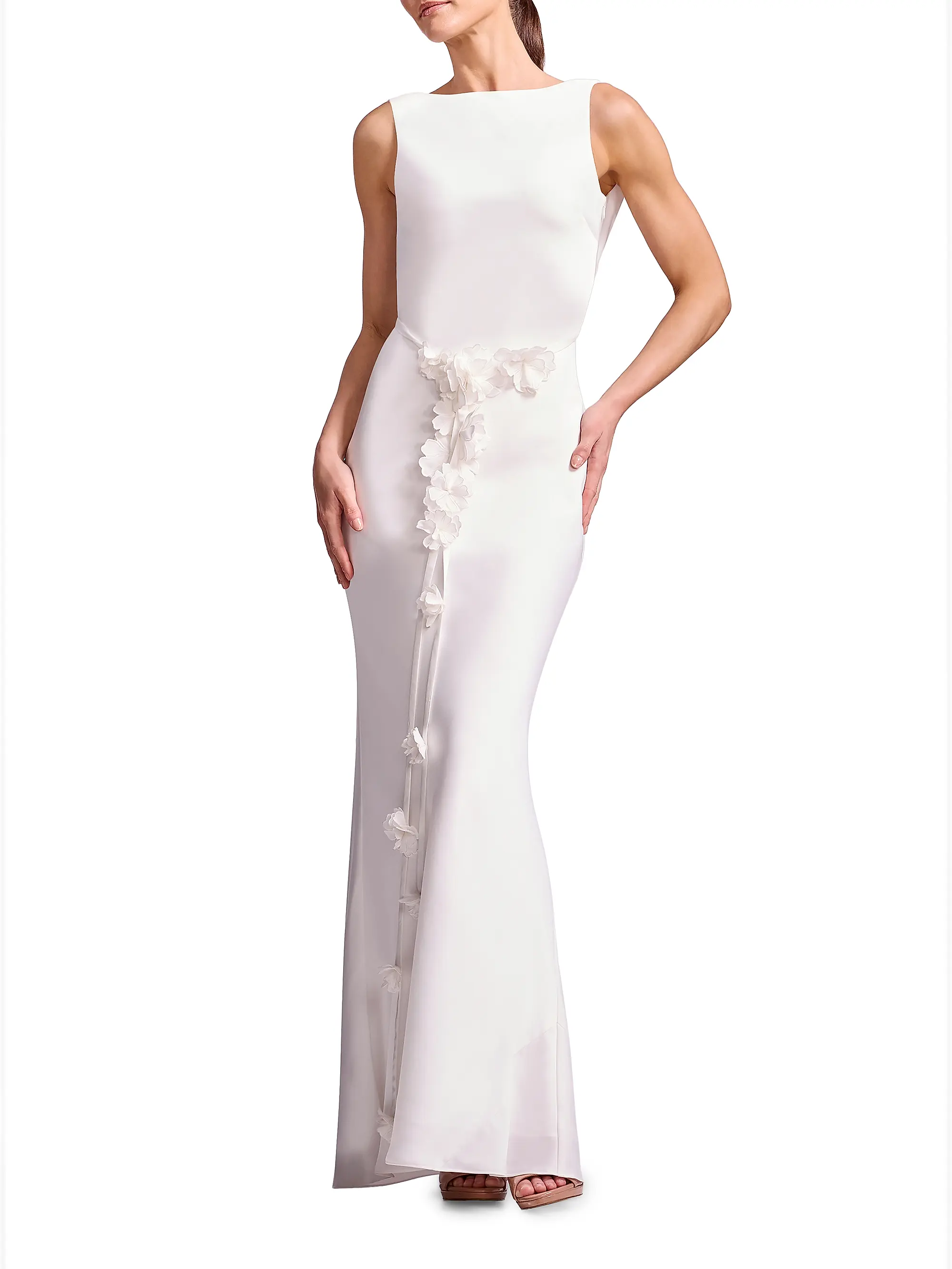 Eloise Floral Applique Gown