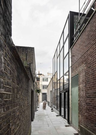 exterior in the alley at Holborn House by 6a architects in London
