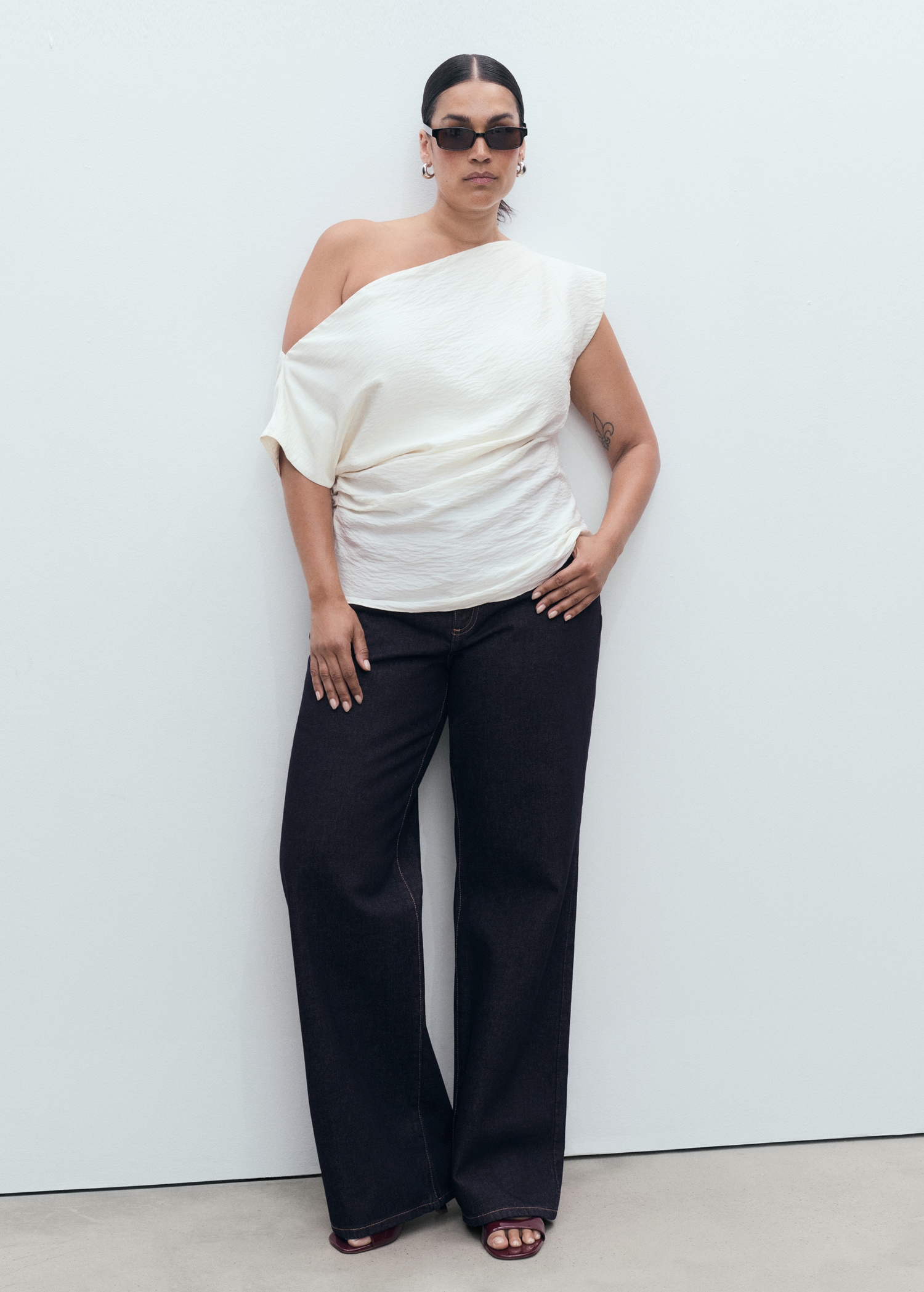 Danila Wide Leg High-Rise Jeans - Women | Mango United Kingdom