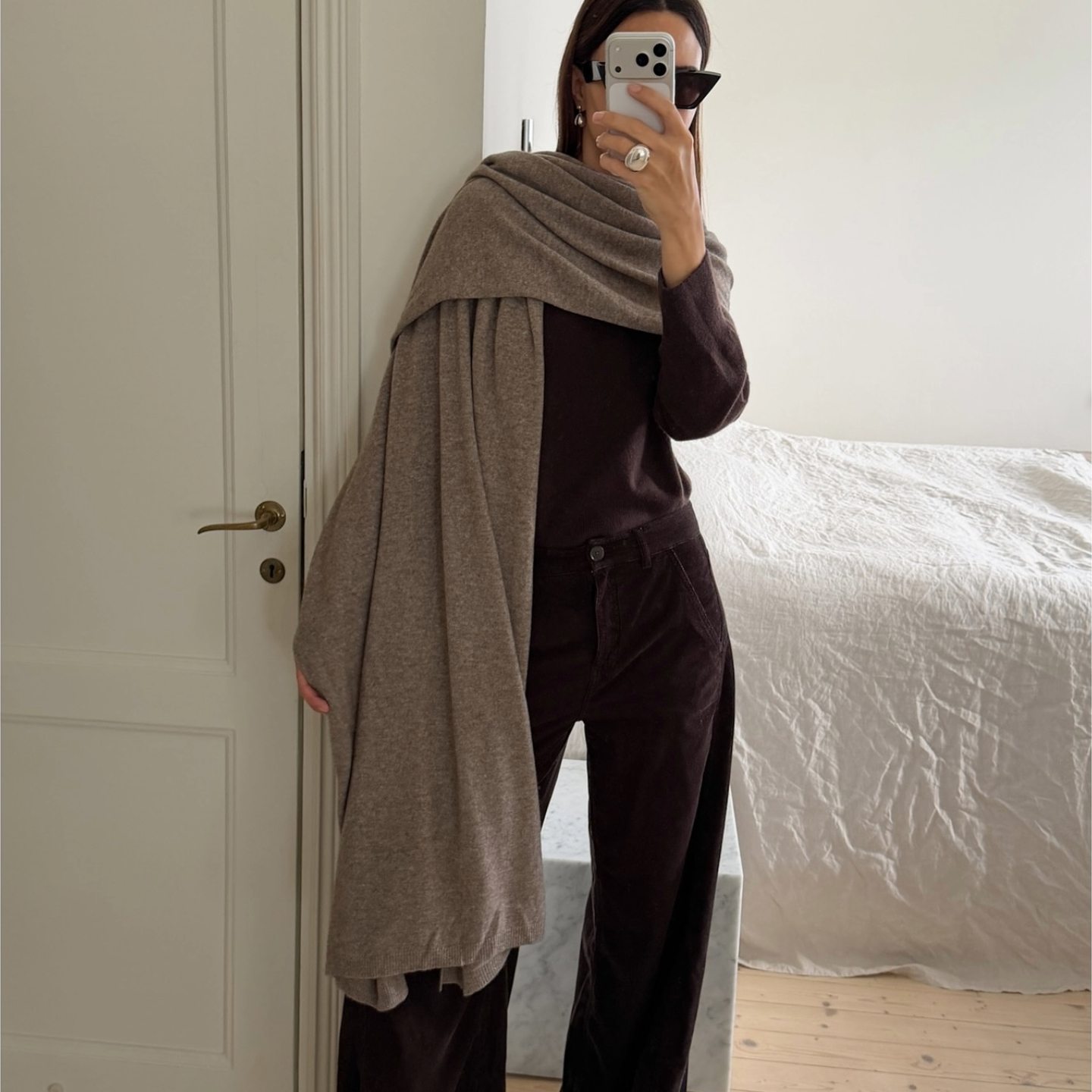 Johanna Piispa in an Almada Label scarf