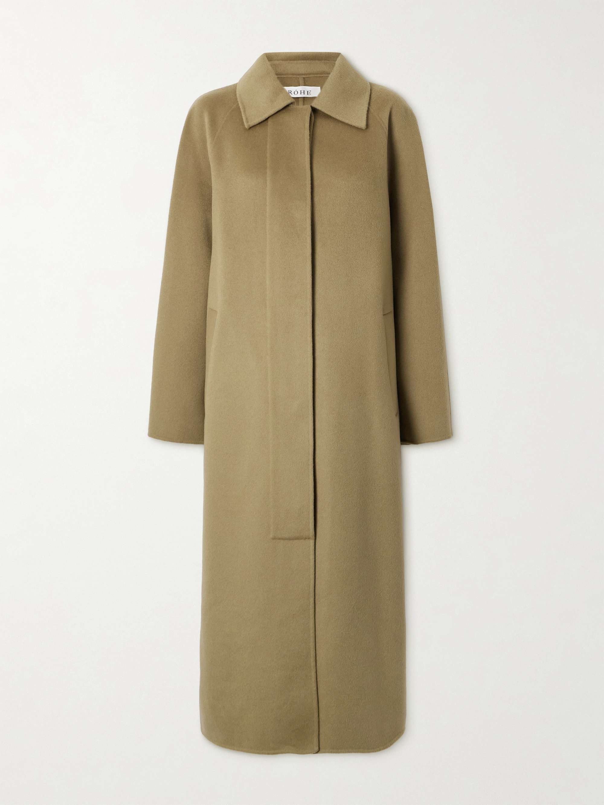 Leandra Wool and Cashmere-Blend Coat