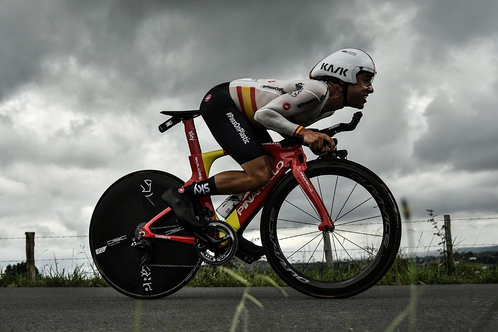 Jonathan Castroviejo rides during the 20th stage of the 105th edition of the Tour de France