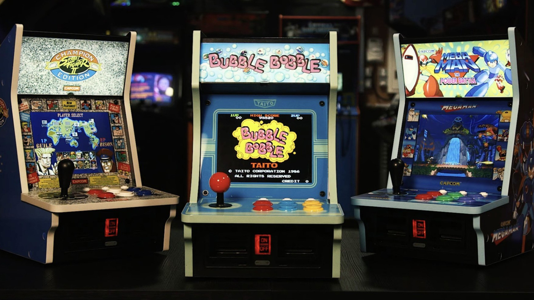 Evercade Alpha bartop arcade cabinets