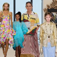 Collage of maximalist trends for summer 2026