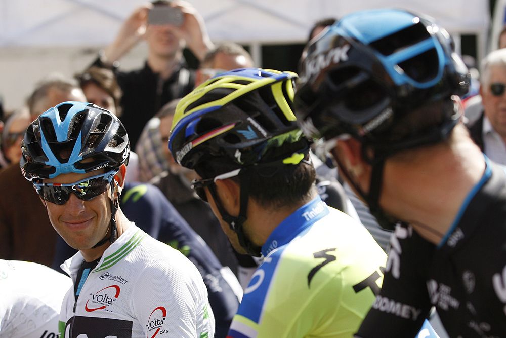 Richie Porte (Team Sky) on the stage 7 start line