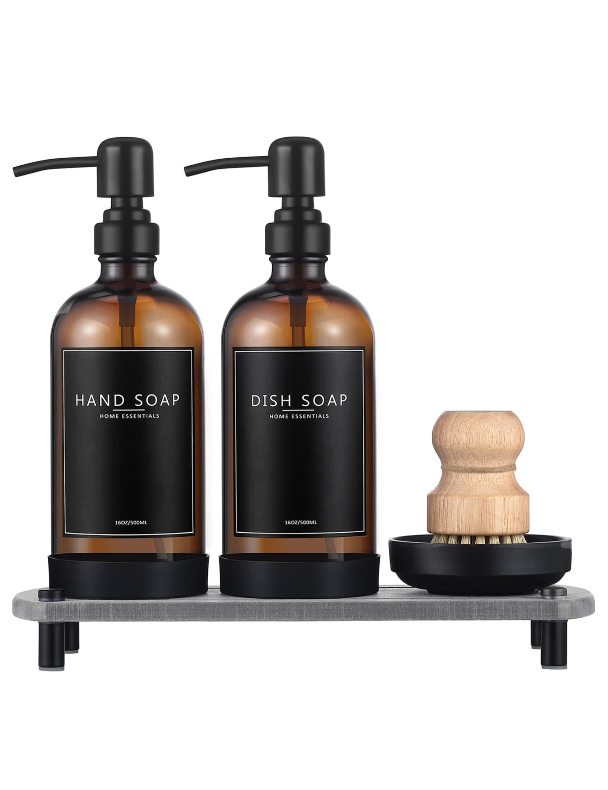 Amazon, Neeczs Kitchen Soap Dispenser Set With Instant Dry Tray