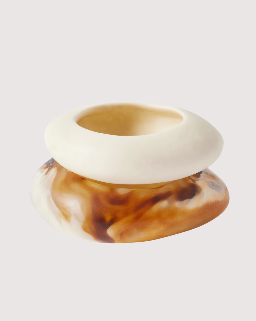 Rock Set of Two Resin Bangles