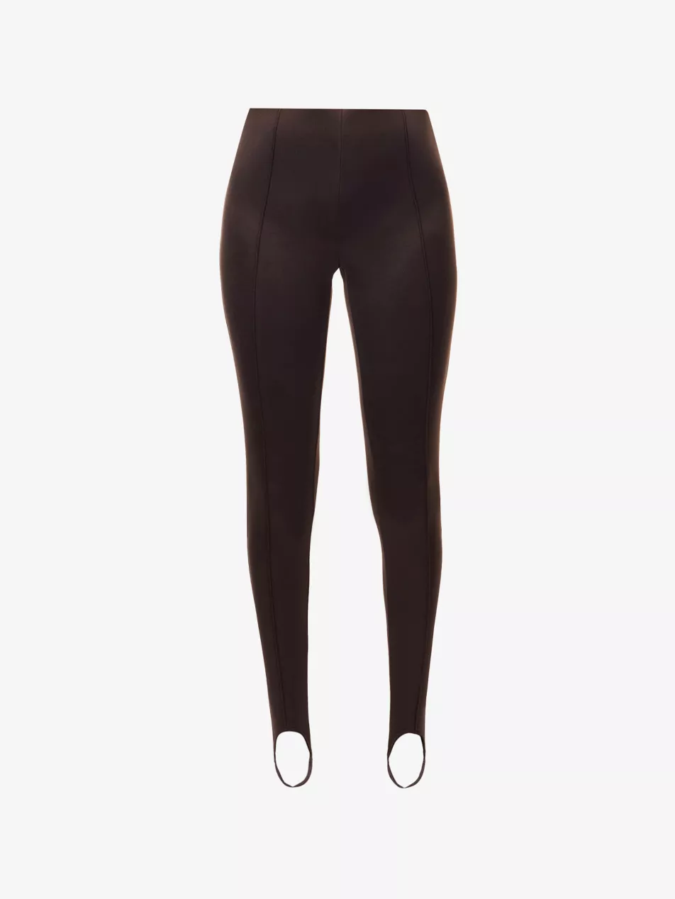Caserta Stirrup Stretch-Woven Leggings - Xxs