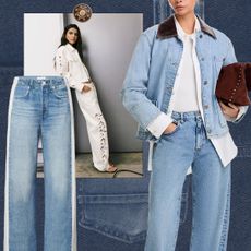 Collage Image of Spring Denim Trends From Bloomingdale's