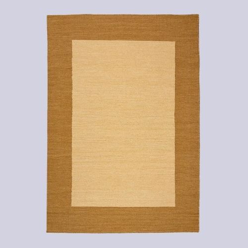 Wool Flatweave Border Rug