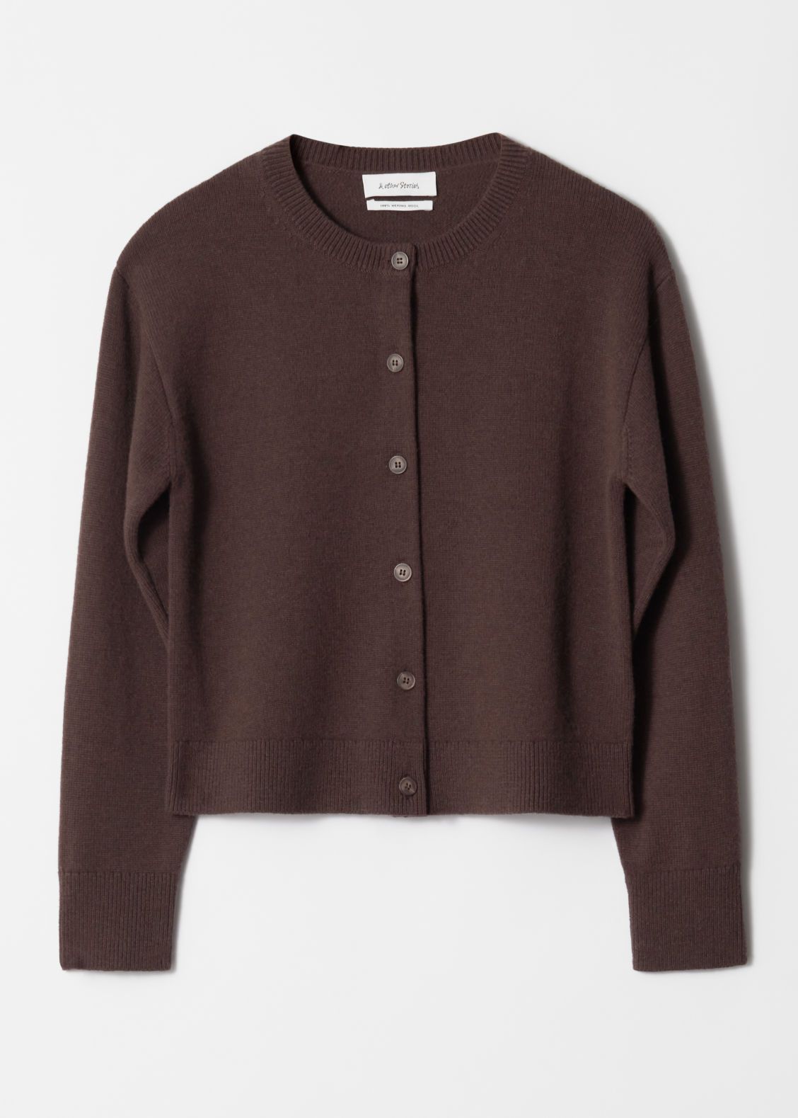 Boxy Merino Wool Cardigan