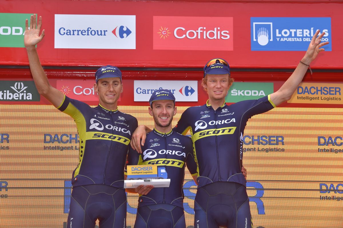 Orica-Scott won the team prize on stage 10