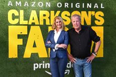 Lisa Hogan and Jeremy Clarkson during the "Clarkson's Farm" photocall