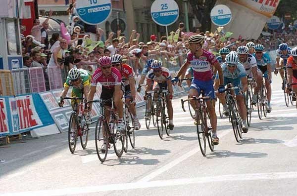 Bettini realised he'd got his stage