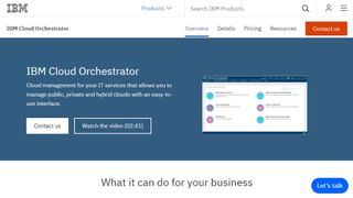 IBM Cloud Orchestrator