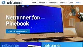 Website screenshot of Netrunner