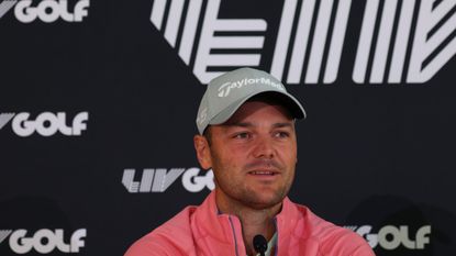 Martin Kaymer pictured at a press conference
