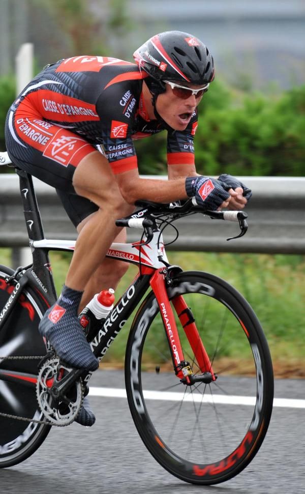 Vasili Kiryienka was Caisse d'Epargne's top man on the day in fifth.