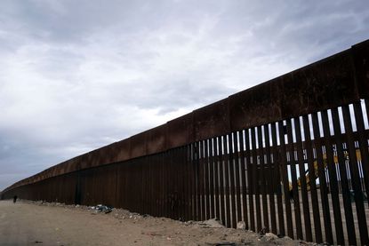 U.S.-Mexico border fence.