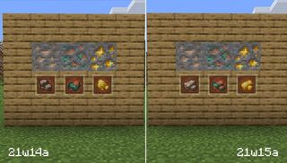 Minecraft Caves And Cliffs Update 21w15a Raw Ore Textures