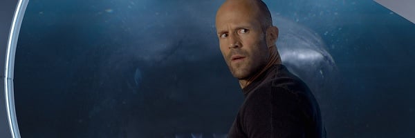 The Meg Jason Statham standing in front of Meg