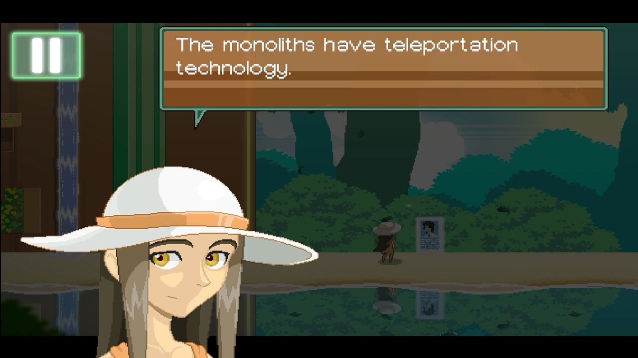 Dysis discusses the monoliths.