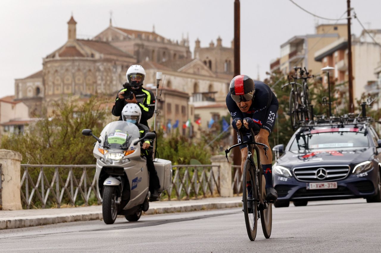 Giro d'Italia 2020 - 103th Edition - 1st stage Monreale - Palermo 15,1&Acirc;&nbsp;km - 03/10/2020 - Geraint Thomas (GBR - Team Ineos) - photo Luca Bettini/BettiniPhoto&Acirc;&copy;2020