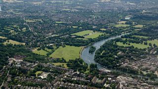 View over Richmond, near Petersham Meadows