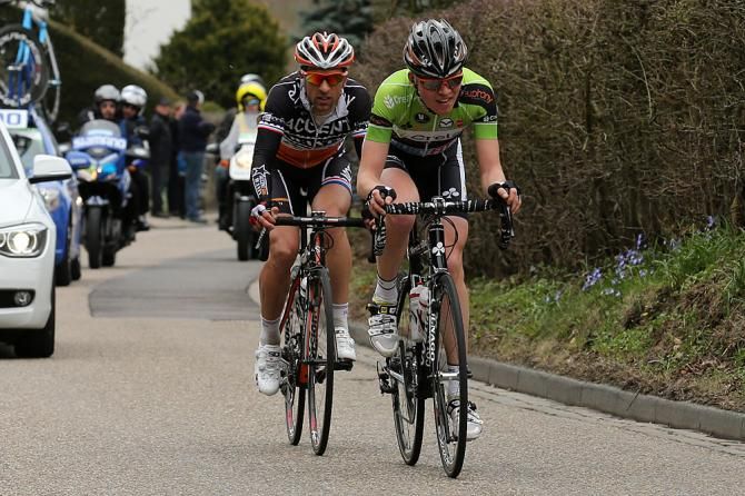 Klaas Sys and Nicolas Vogondy in the move