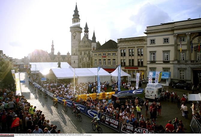 The town of Aalst, Belgium hosts an annual post-Tour criterium