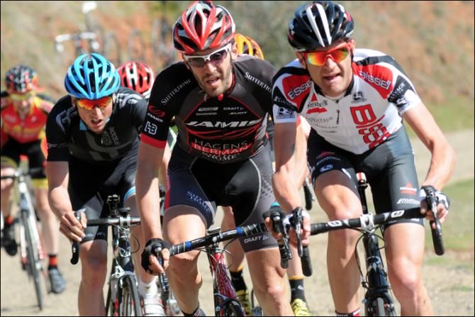 Ben Jacques-Maynes (Jamis-Hagen Berman) and winner Phil Gaimon.