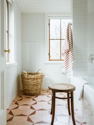 rustic bathroom floor tile ideas