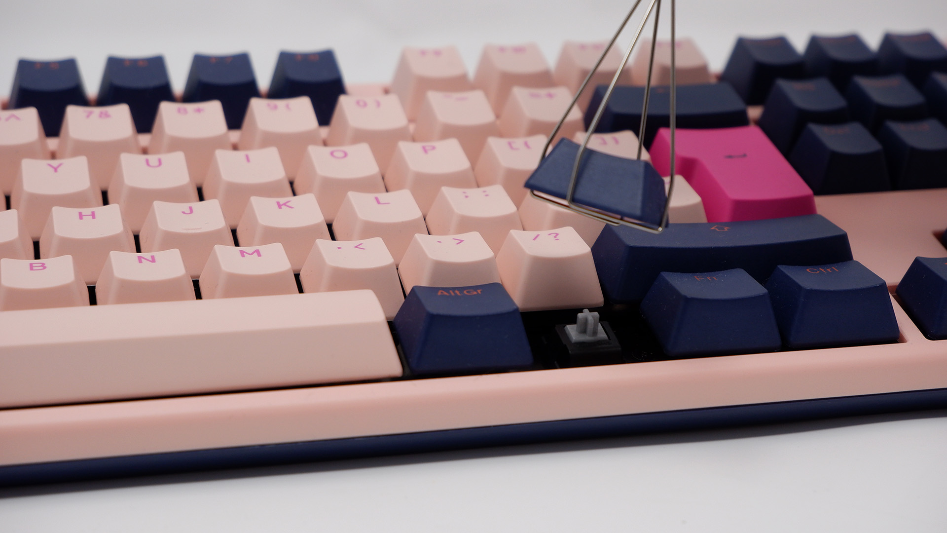 Ducky One 3 gaming keyboard in the Fuji colourway.