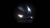 Apple WWDC26 logo on a black background