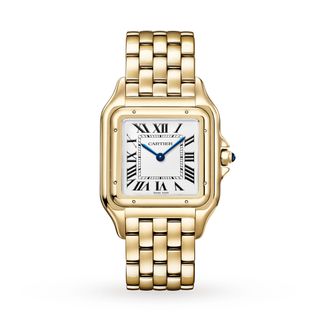 Panthère De Cartier Watch, Large Model, Quartz Movement, Yellow Gold