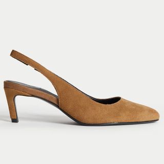 M&S Suede Slingback Heels