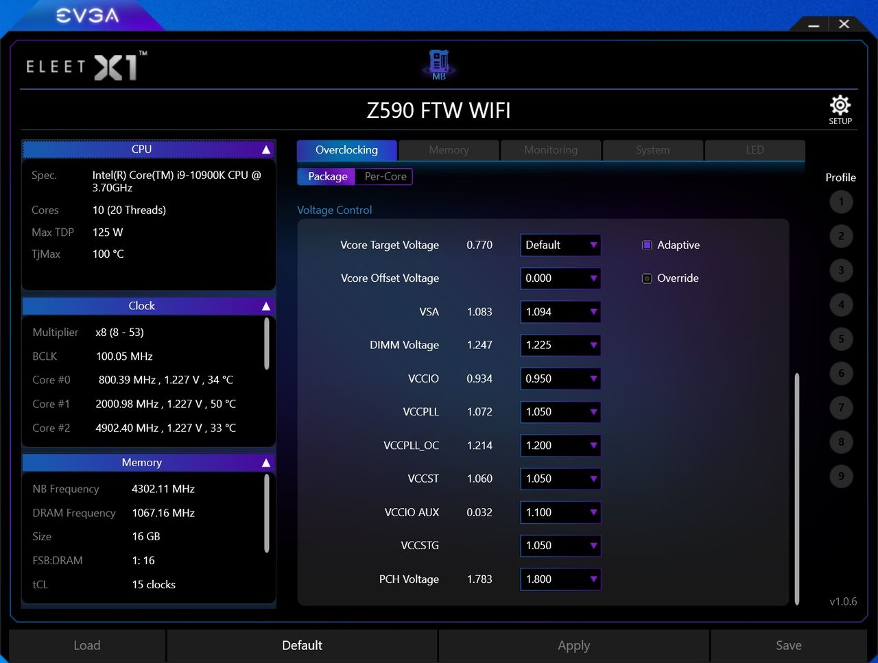 EVGA Z590 FTW WIFI