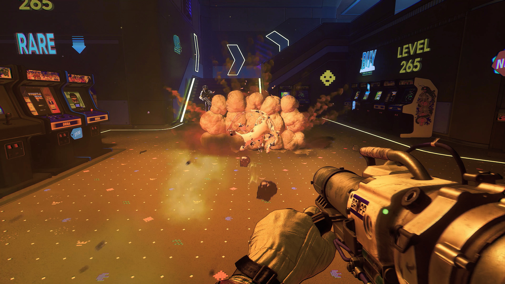 Hyenas screenshot showing combat