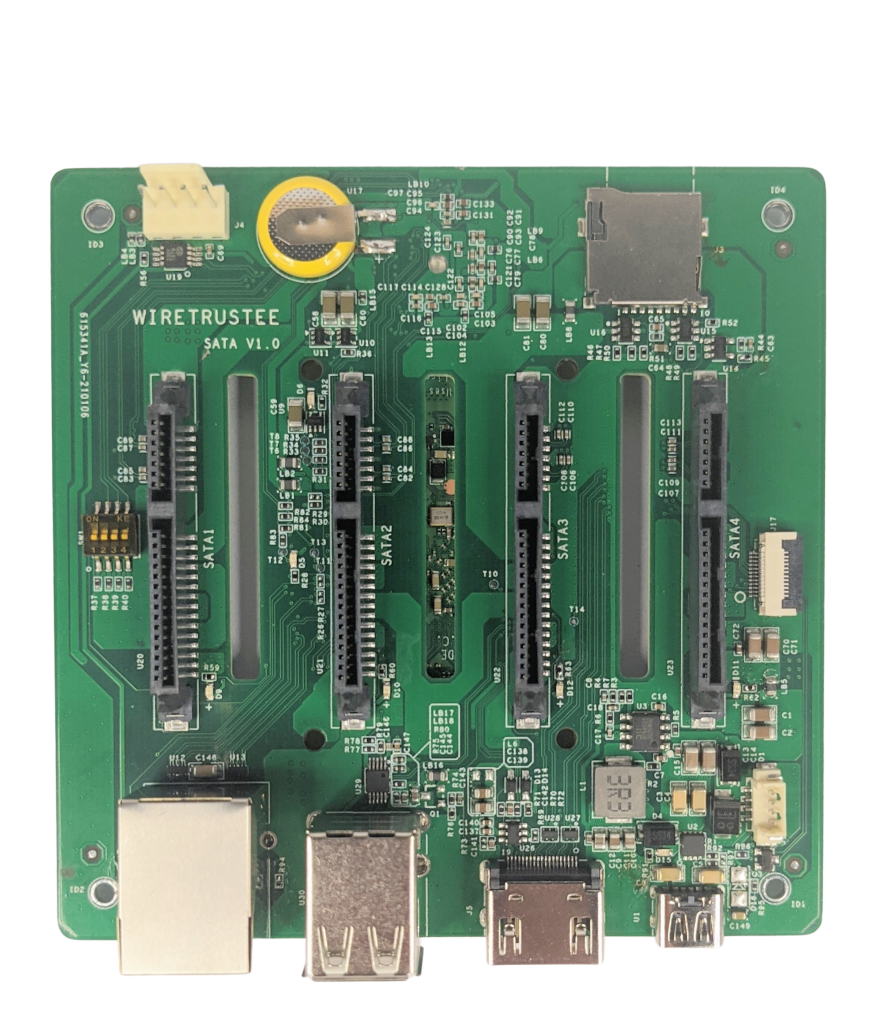 Wiretrustee SATA Board for Raspberry PI CM4