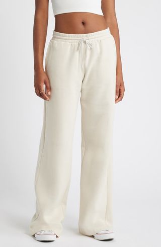 Wide Leg Fleece Pants