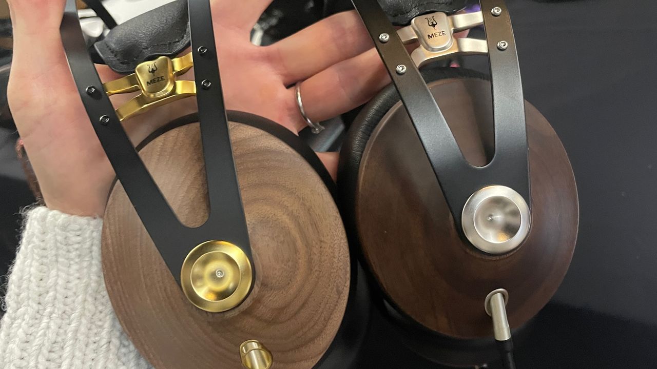 A selection of headphones TechRadar's audio editor got to try at the Paris Audio Show 2025, including options from Meze Audio, Yamaha and Audio-Technica
