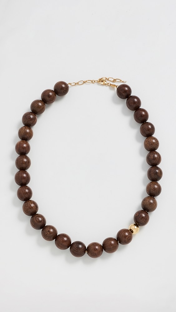 Woody Necklace - Hot Chocolate