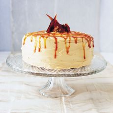 Sex and the City apple walnut cake with caramel cream cheese frosting recipe-woman and home