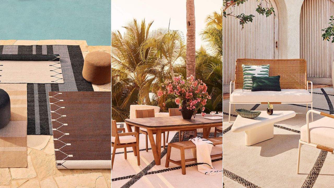 A selection of items from CB2&#039;s outdoor sale