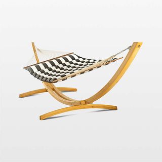 A hammock with stand