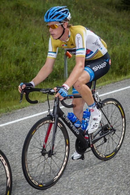 Rohan Dennis (Garmin-Sharp) on the way to winning the Tour of Alberta.